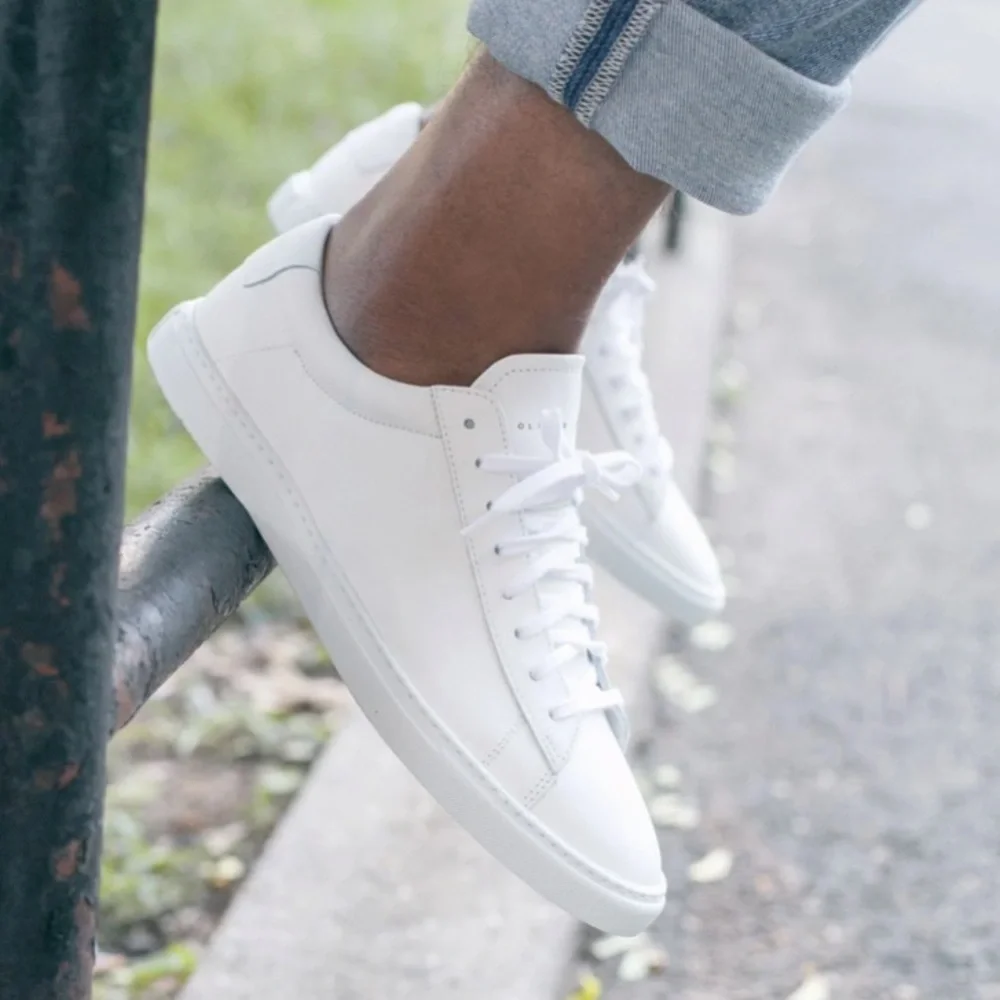 Oliver Cabell Unisex Low 1 | White Sneakers Size 40 - Picture 1 of 11